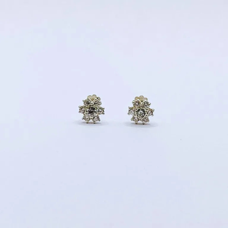 Zircon Silver (Chandi) Ear Pins (Tops)
