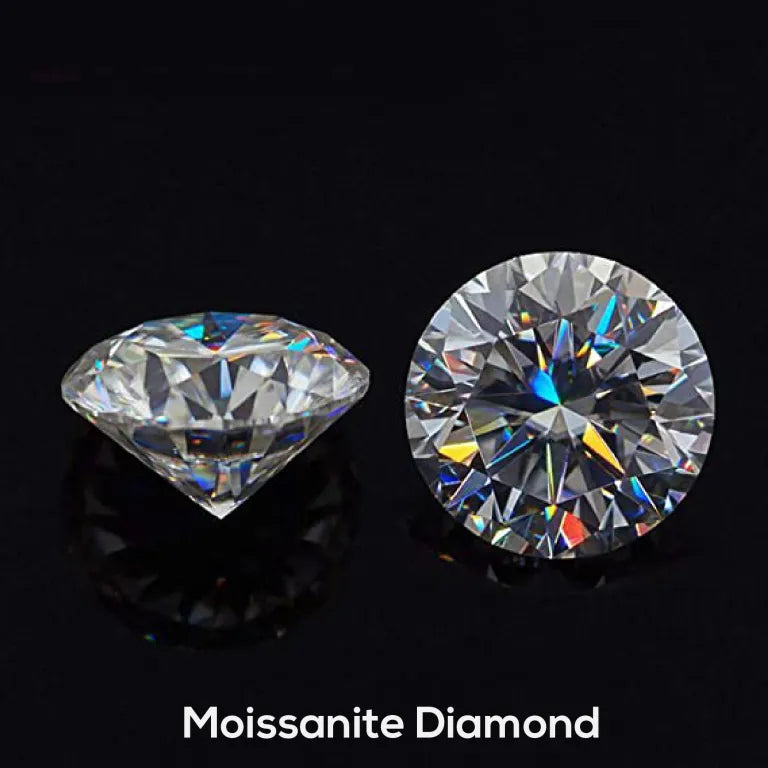 Buy GRA Moissanite Diamonds with Certificate – Silver Jewelry in