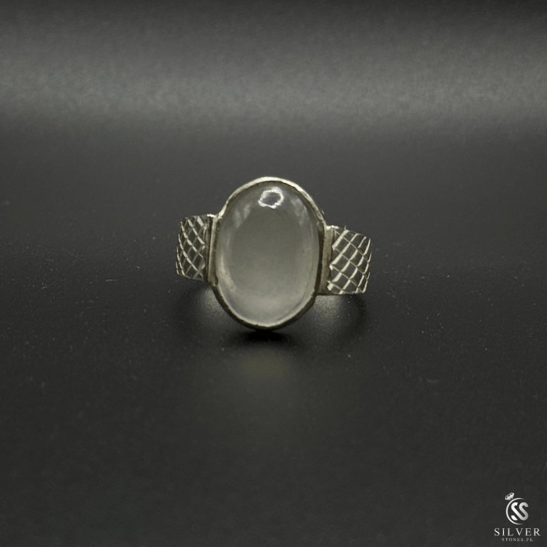 Real High-Quality Dur e Najaf Chandi Ring in Turkish Style
