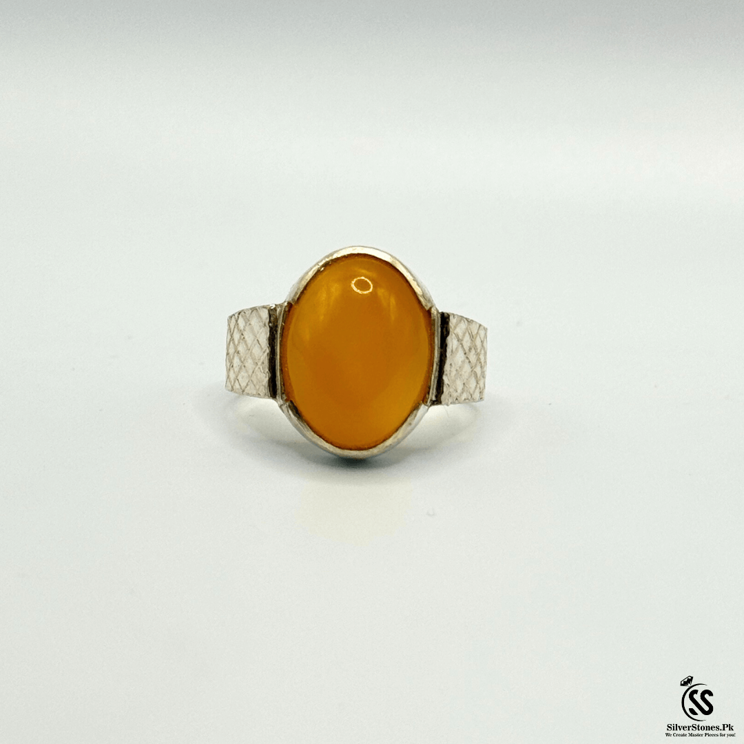 Real Aqeeq Turkish Silver (Chandi) Ring For Men’s