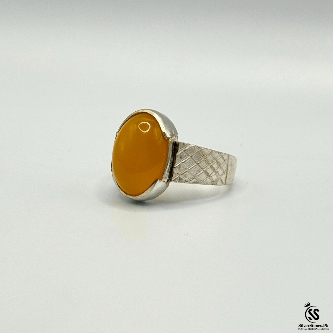 Real Aqeeq Turkish Silver (Chandi) Ring For Men’s