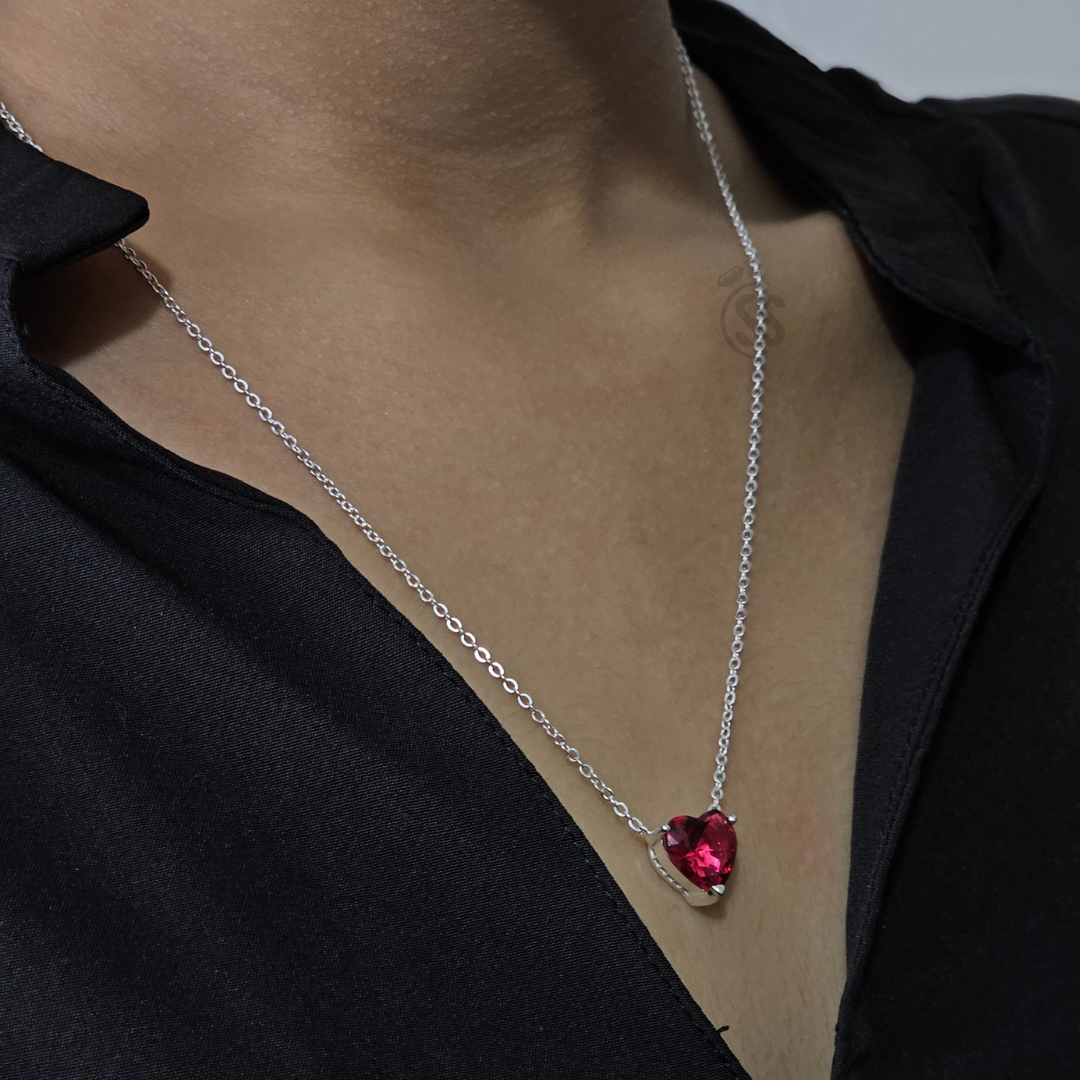 Italian 925 Silver Diamond style Pendant