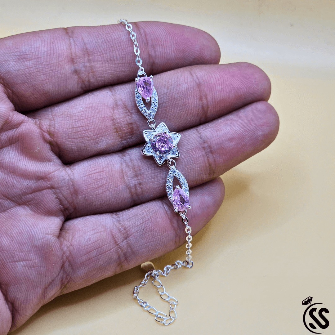 925 Italian Silver Ladies Bracelet