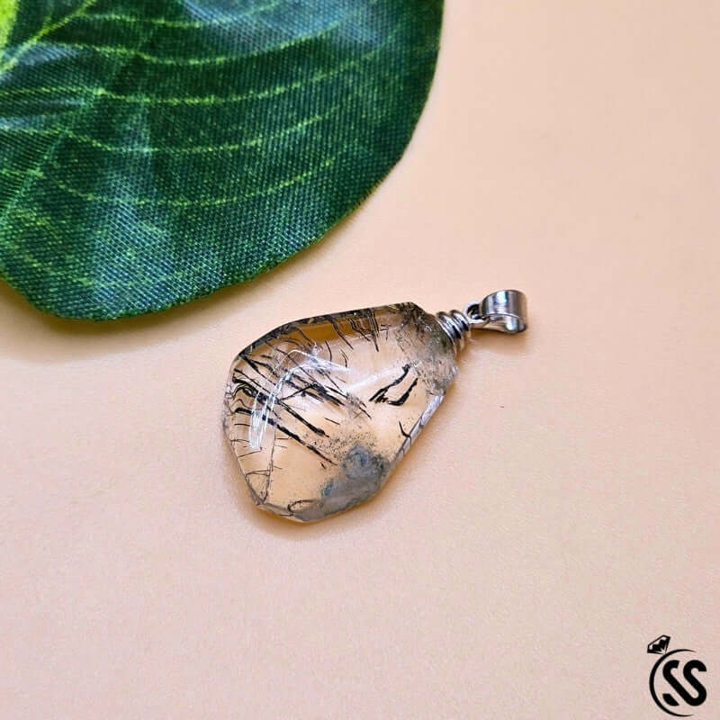 Real Natural Muh-e-Najaf Stone Pendant – Untreated Spiritual Elegance