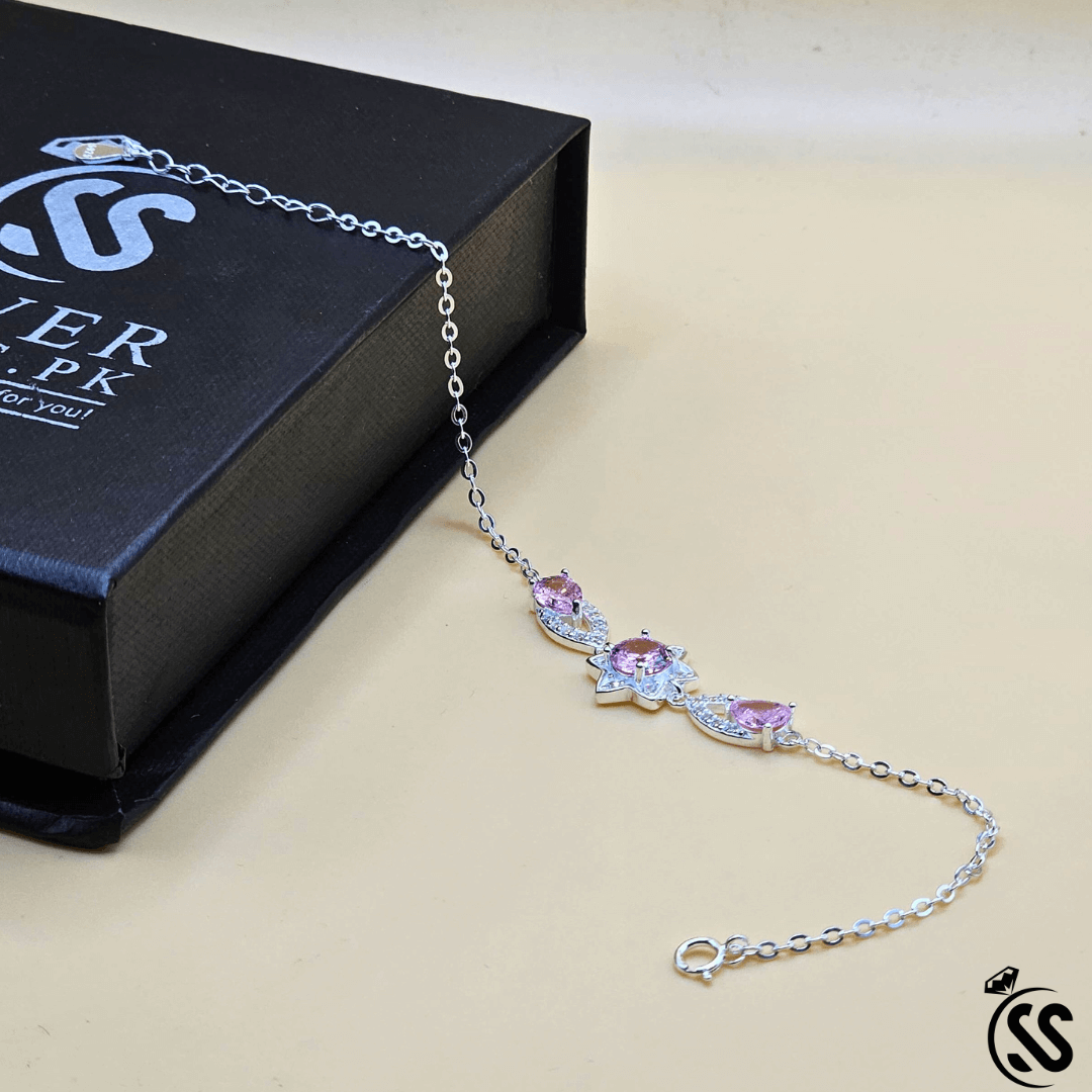 925 Italian Silver Ladies Bracelet