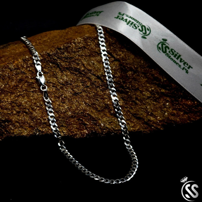 925 Italian Sterling Silver Cuban Chain for Gents