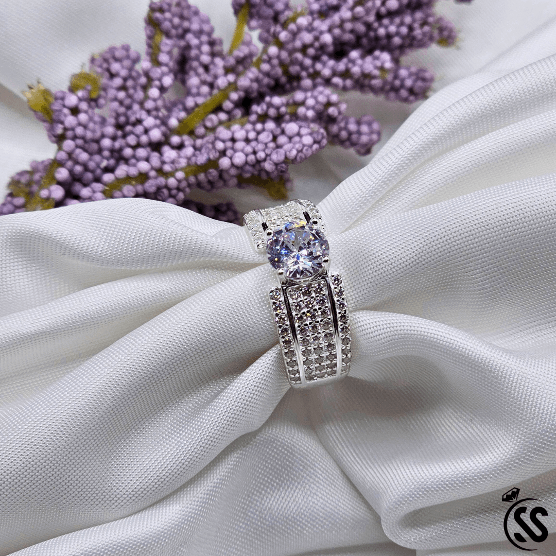925 Italian Sterling Silver Adjustable Ring – Unisex Design