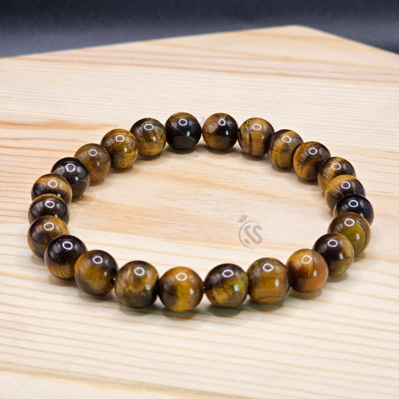 Real Tiger Eye Stones Bracelet - SilverStones.Pk