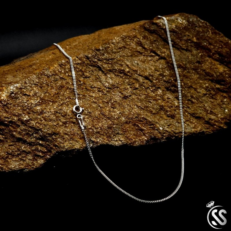 1 mm 925 Silver Cuban Chain