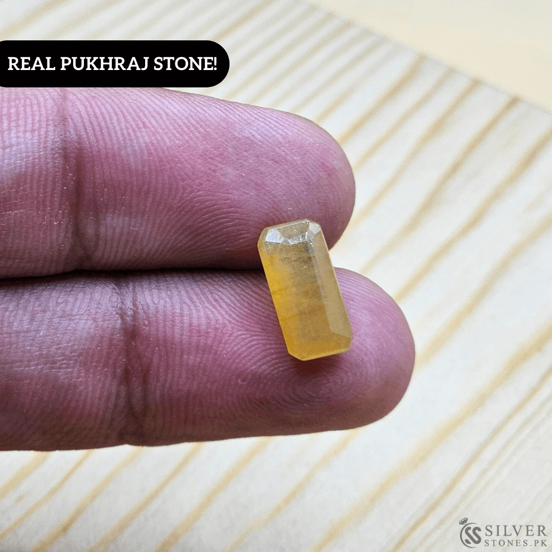 Real African Pukhraj Stone – A+ Quality