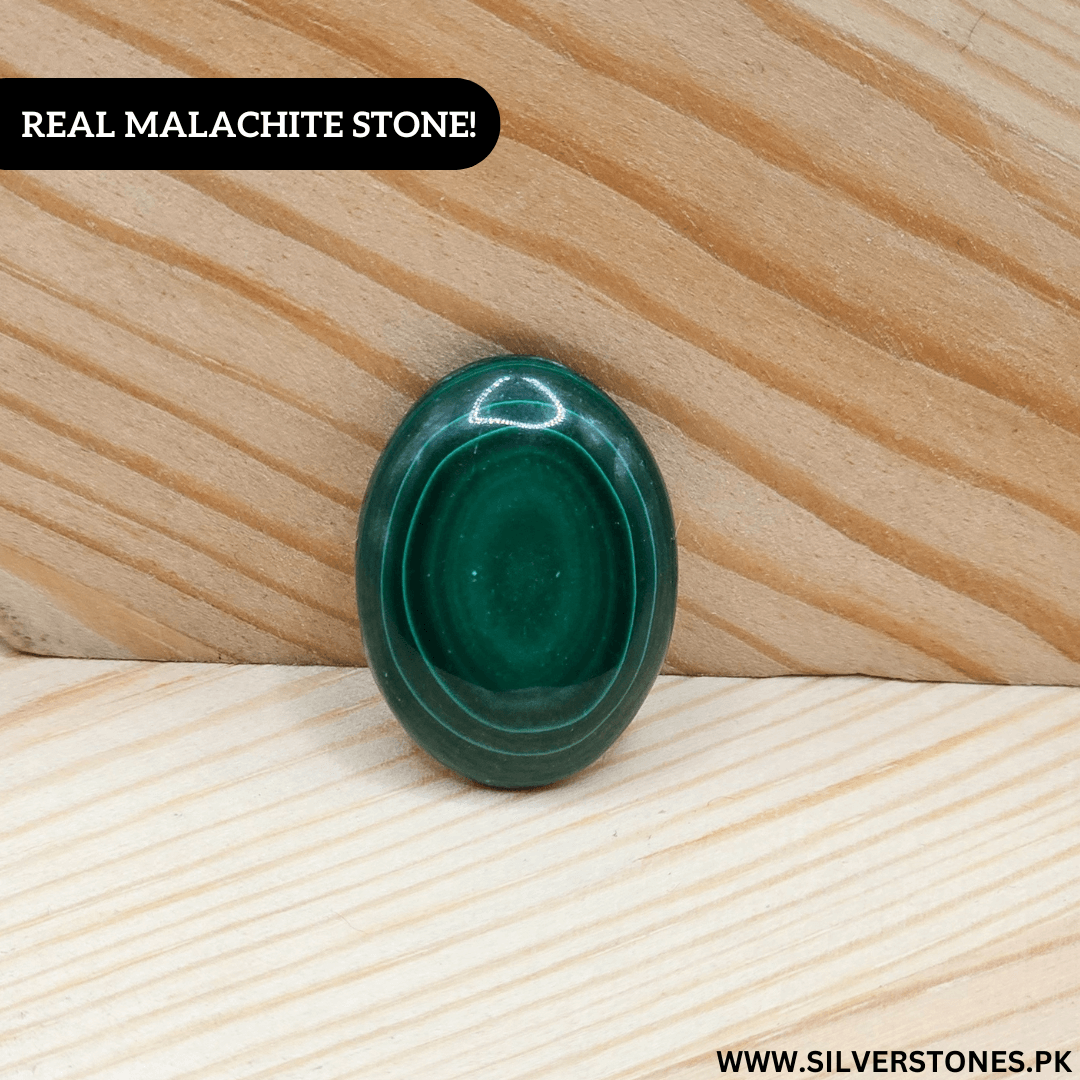 Genuine Real Malachite Stone, vibrant green gemstone known for kidney health and healing energy.