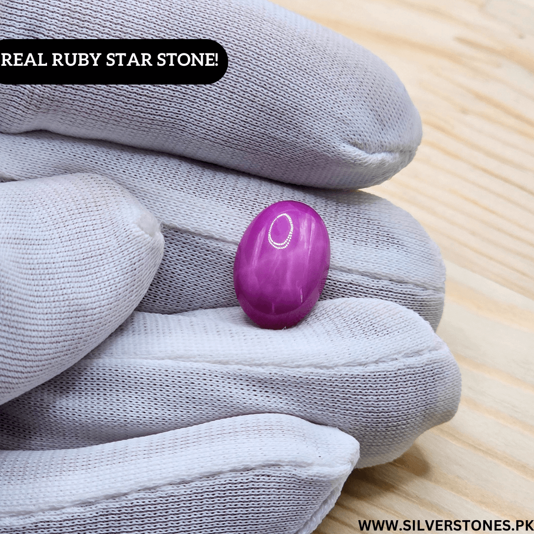 Real Ruby Star Stone – A Gem of Elegance and Mystique