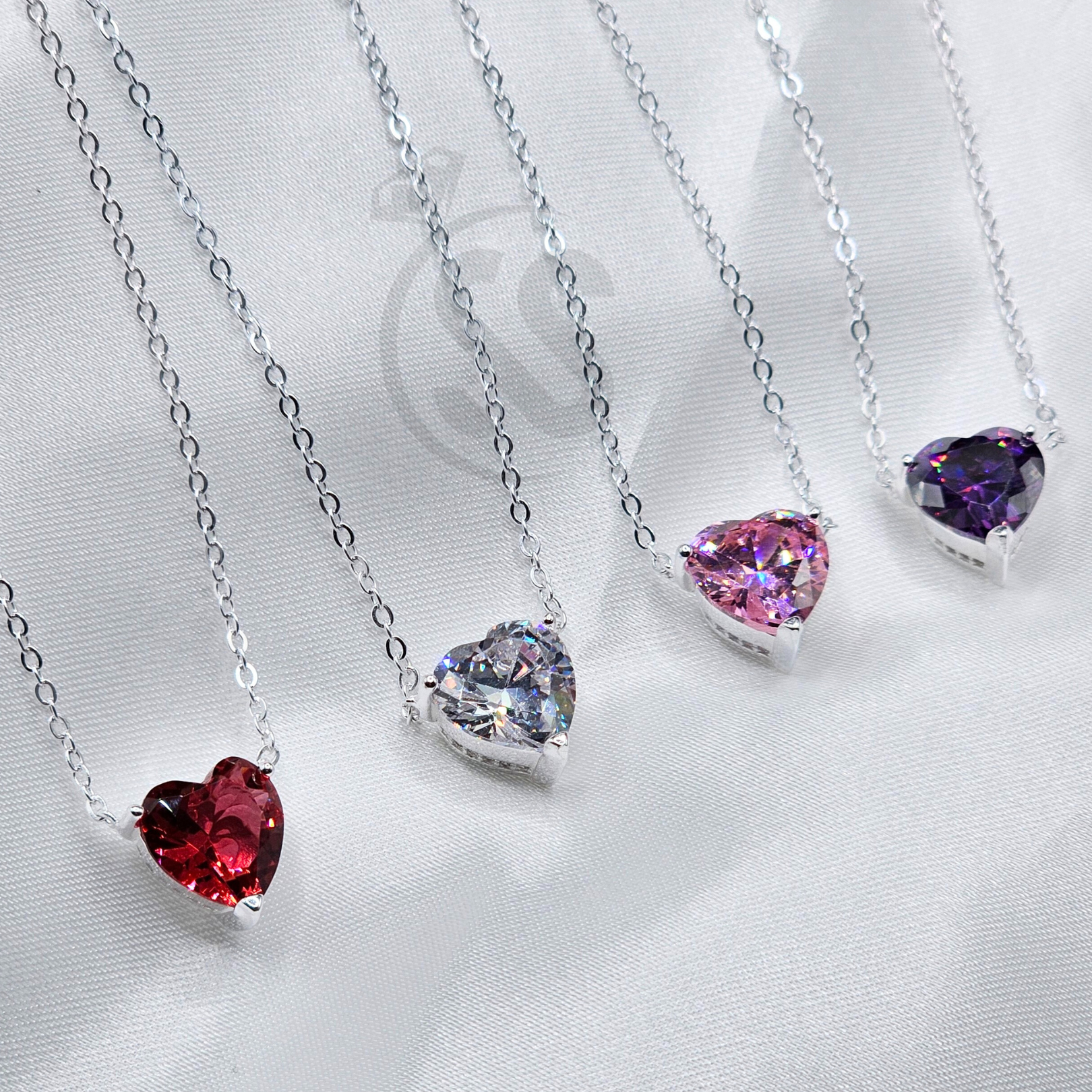 Italian 925 Silver Diamond style Pendant