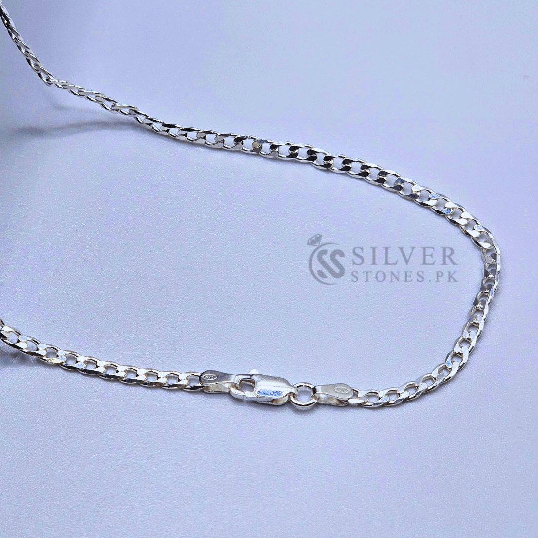 2mm 925 Italian Cuban Chain - 22 Inches Length