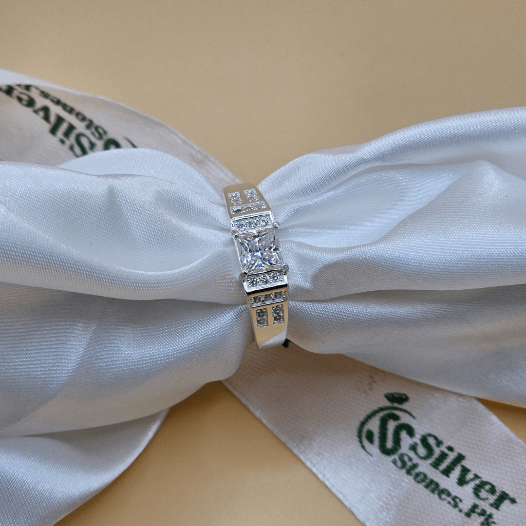 1 carat Moissanite diamond Italian Ring