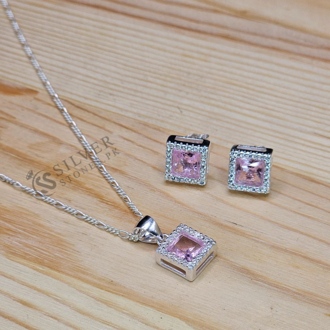 Italian Flair: 925 Sterling Silver Pendant Sets