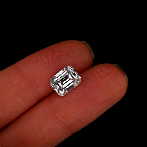 Buy Emerald Shape GRA Moissanite Diamonds with Certificate