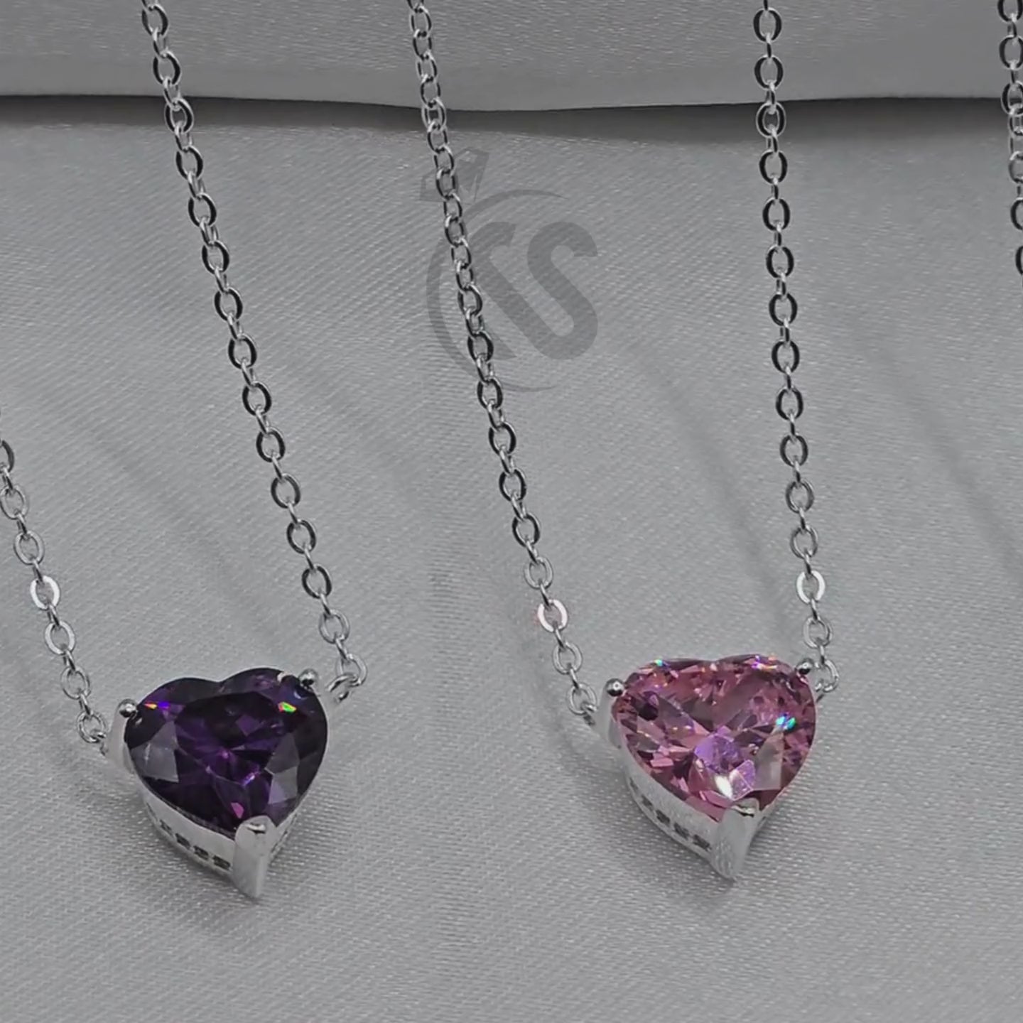 Italian 925 Silver Diamond style Pendant