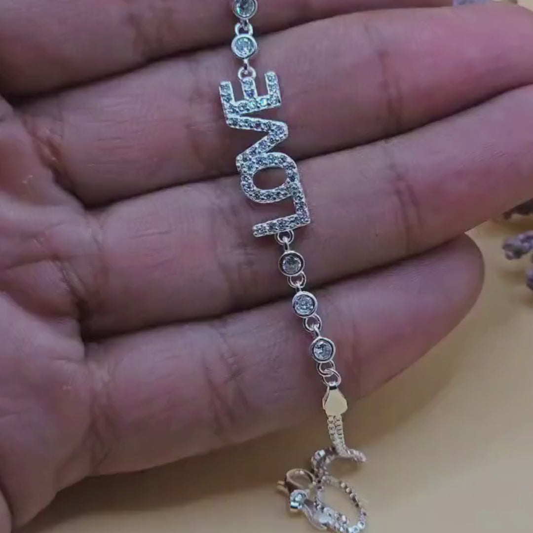 925 Italian Silver Ladies Bracelet