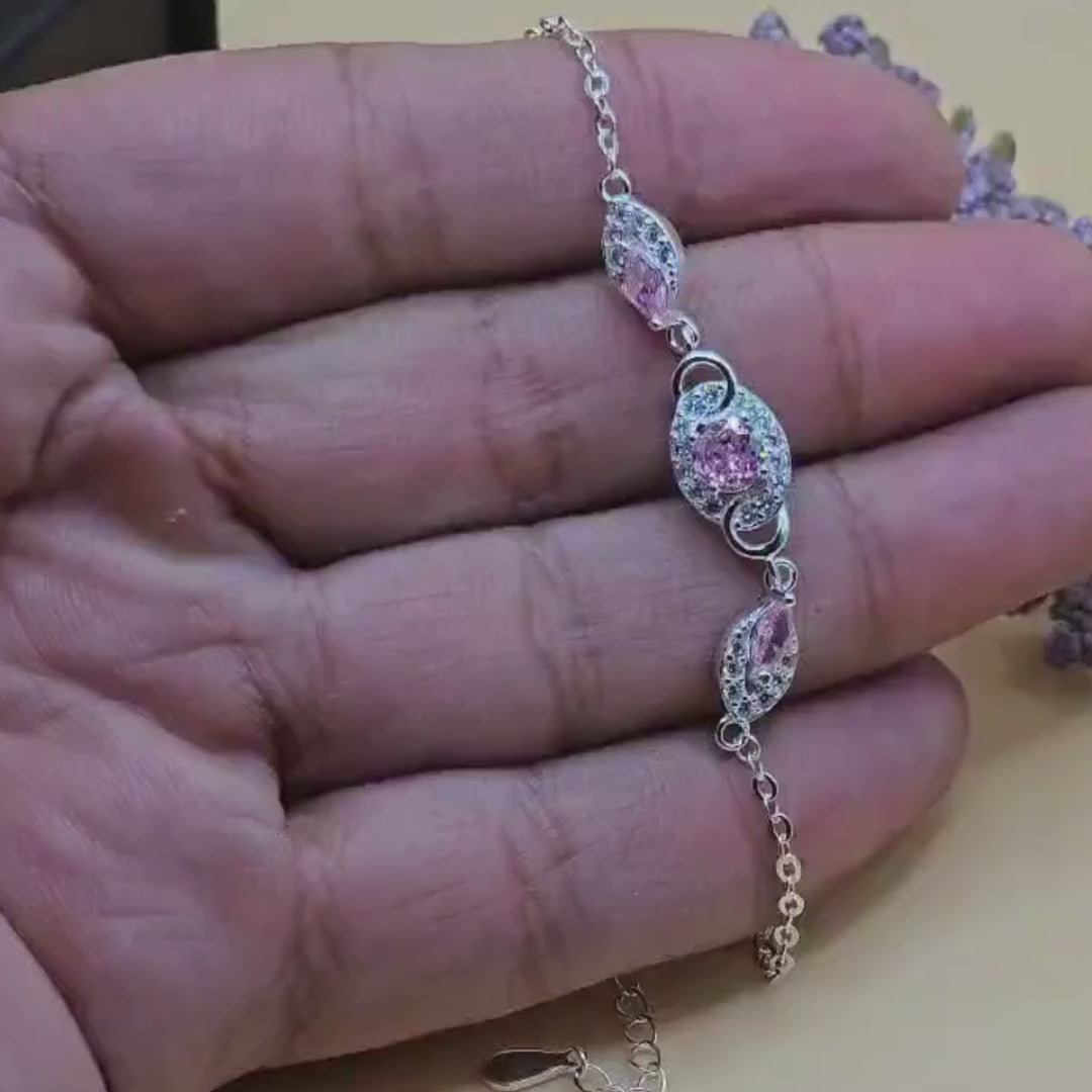 925 Italian Silver Ladies Bracelet