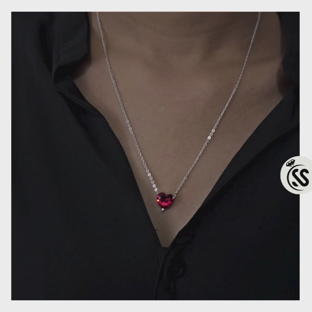 Italian 925 Silver Diamond style Pendant