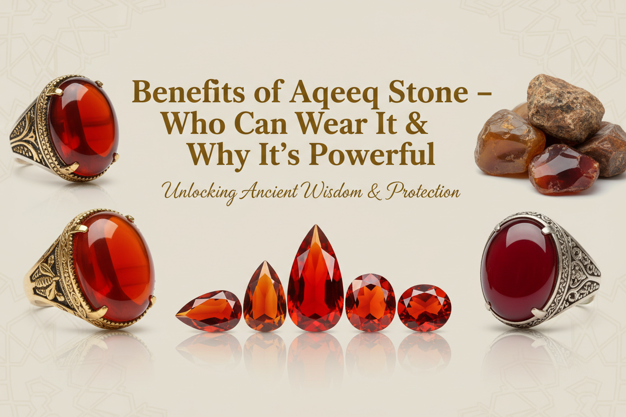 Benefits of Aqeeq Stone – Who Can Wear It & Why It’s Powerful
