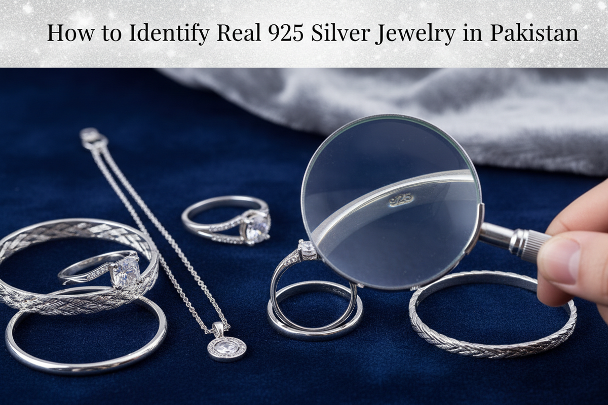 Silver Rings Pakistan How to Identify Real 925 Silver Jewelry in Pakistan | Silverstones.pk