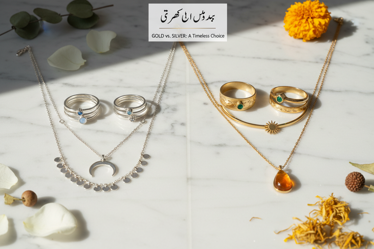 Silver vs Gold Jewelry — Which is Better for Daily Wear in Pakistan?