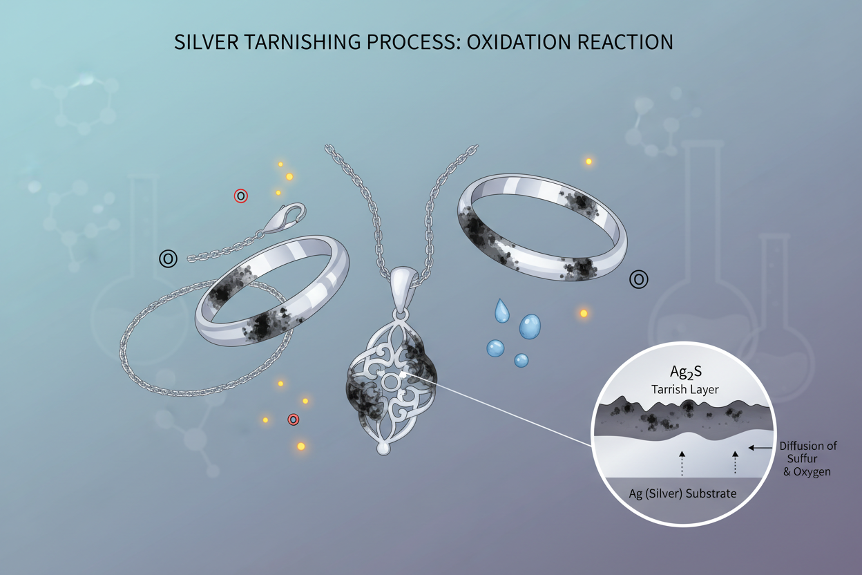 Why Silver Jewelry Turns Black and How to Fix It?