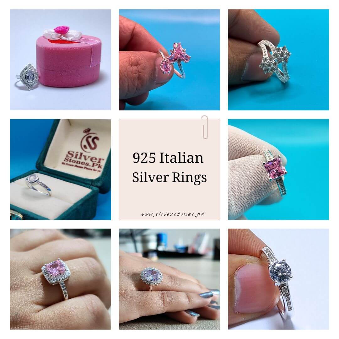 Italian 925 Silver Ladies Rings: Timeless Elegance