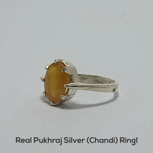 Pukhraj Silver (Chandi) Ring