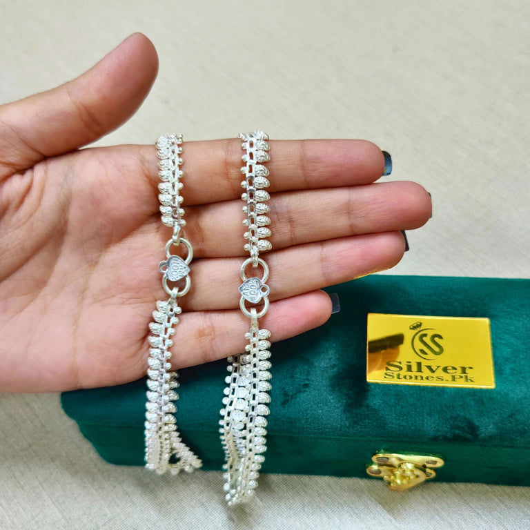 Silver Anklets