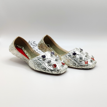 Silver (Chandi) Baby Beautiful Shoes (Khussa)