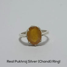 Pukhraj Silver (Chandi) Ring