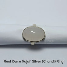 Real Dur e Najaf Stone Chandi Ladies Ring