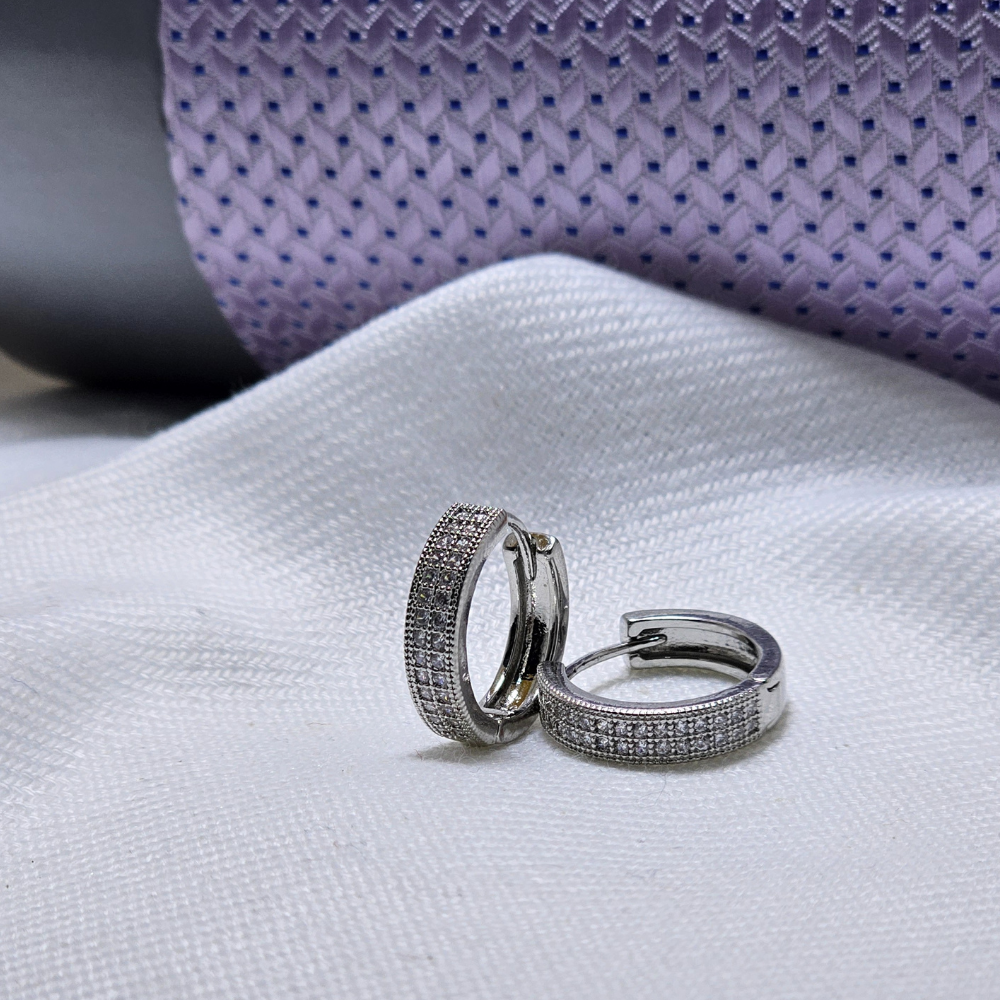 A+ Quality Ladies Earrings with Real Zircons