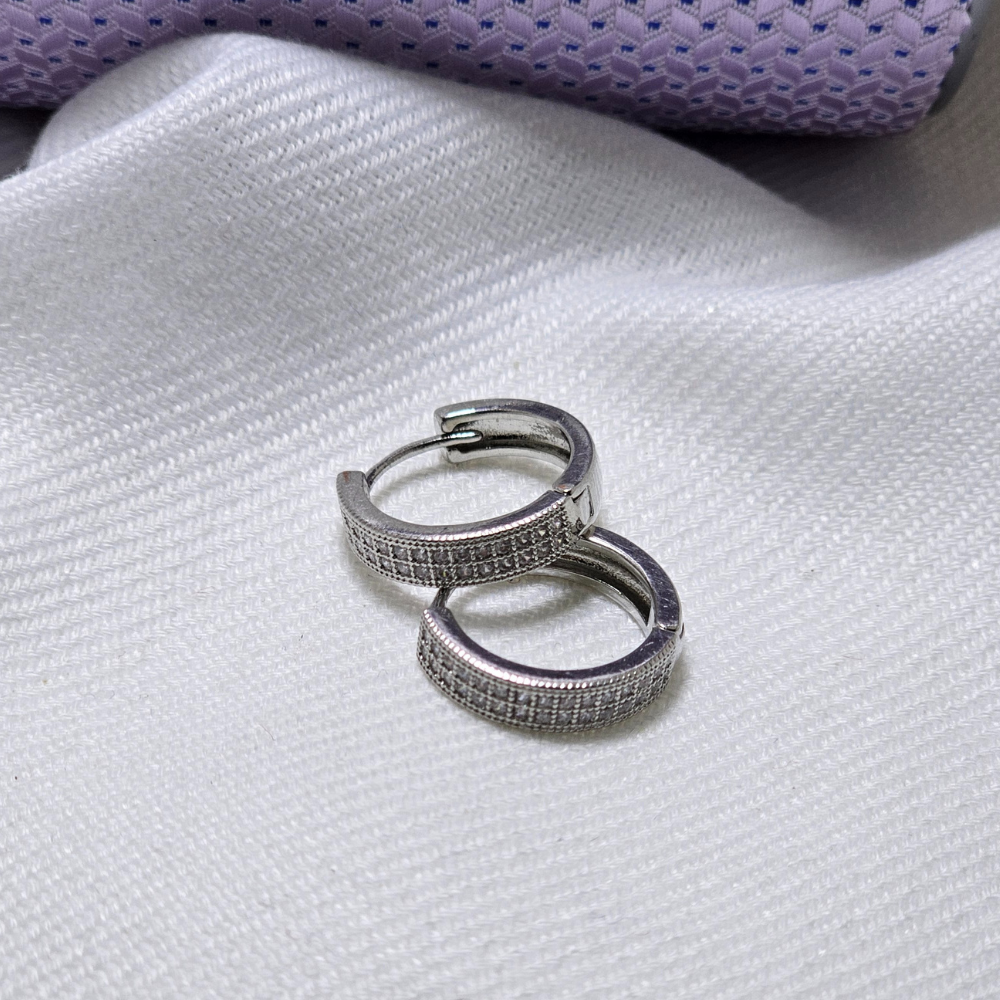 A+ Quality Ladies Earrings with Real Zircons