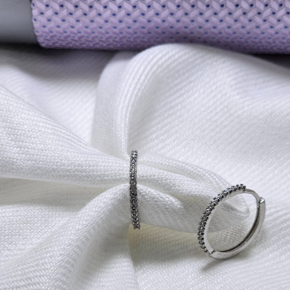 A+ Quality Ladies Earrings with Real Zircons