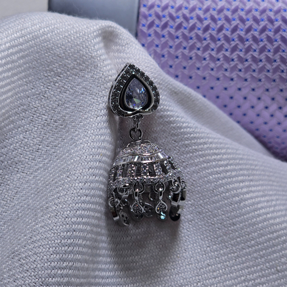 A+ Quality Ladies Earrings with Real Zircons