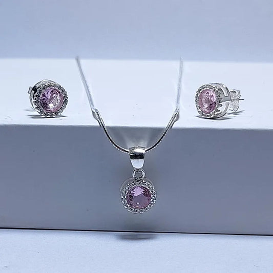 925 Sterling Silver Pendant Set for Ladies - Elegant and Timeless Jewelry Accessories