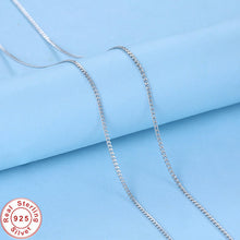 1mm Italian 925 Silver Cuban Chain for Girls - Elegant and Timeless Jewelry Accessory