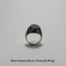 Real Aqeeq Turkish Silver (Chandi) Ring For Men’s