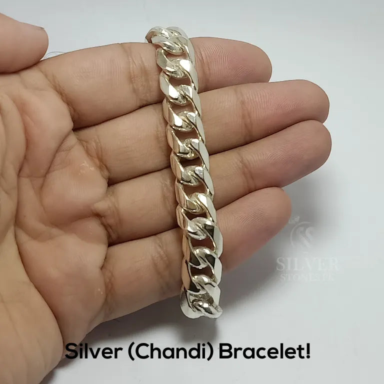 Heavy Silver (Chandi) Bracelet for Boys