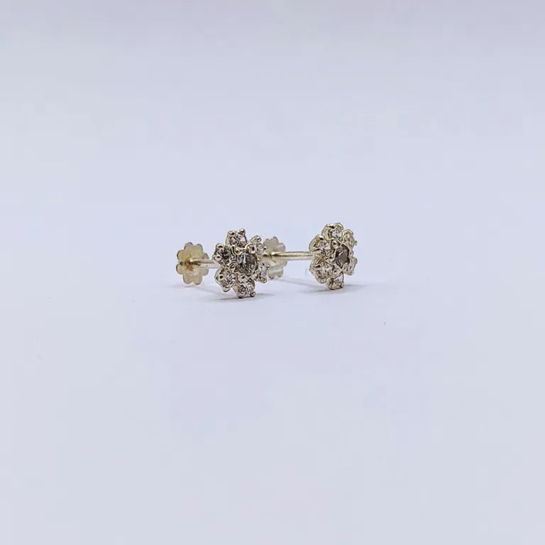 Zircon Silver (Chandi) Ear Pins (Tops)