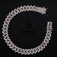 Hip-Hop Silver 925 Italian Made Bracelet for Men