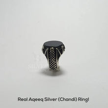 Real Aqeeq Turkish Silver (Chandi) Ring For Men’s