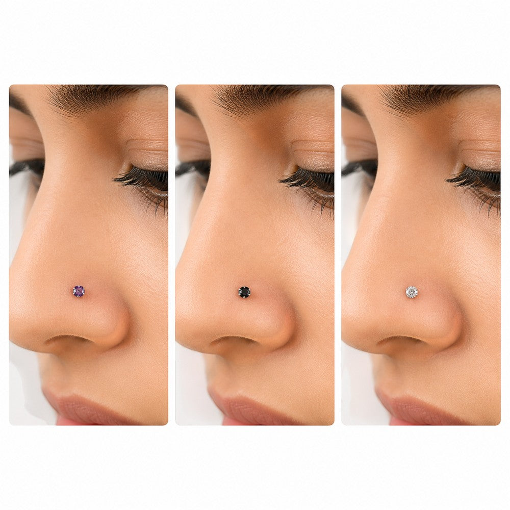 4mm_nose_rings pure chandi - Pakistan online