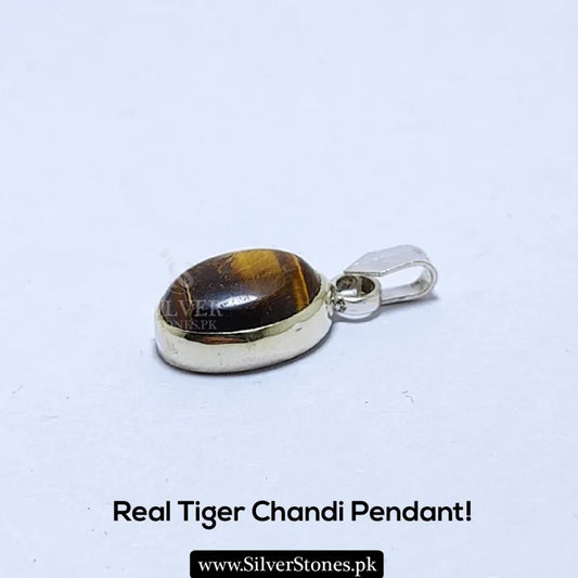 Real Tiger Silver (Chandi) Pendant