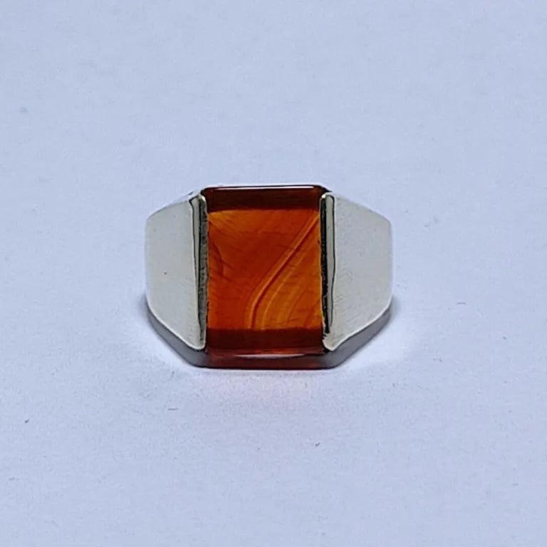 Real Aqeeq Turkish Silver (Chandi) Ring For Men’s