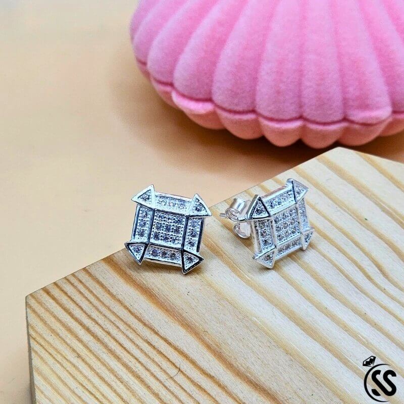 925 Italian Sterling Silver Earpins
